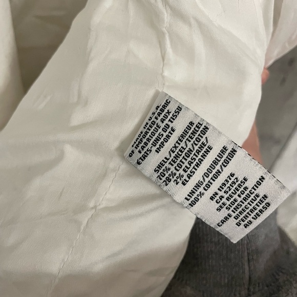 Helmut Lang Moto asymmetrical zip up jacket women’s size medium white - Picture 5 of 7